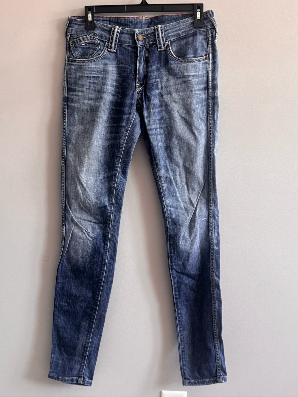 Tommy Hilfiger Denim Sophie Skinny Jeans W29 Blue Low Rise Stretch